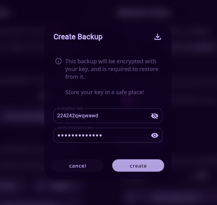 Backup Save Prompt