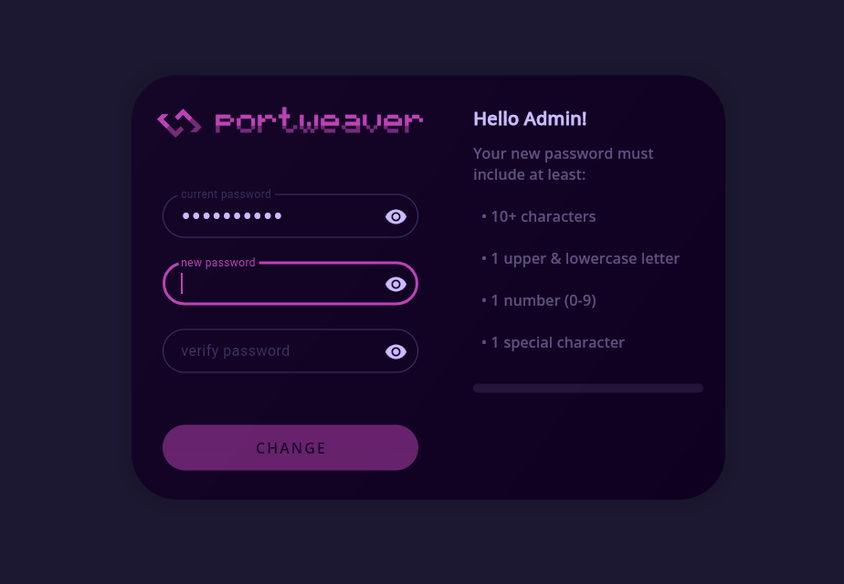 Password Change