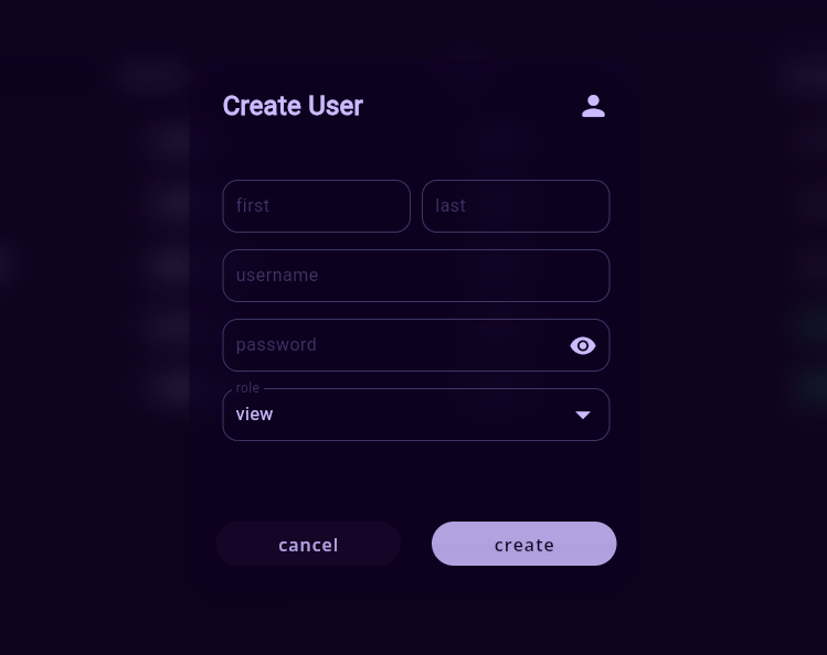 Create User